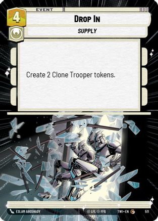 Drop In (Hyperspace) (511) - Twilight of the Republic Foil