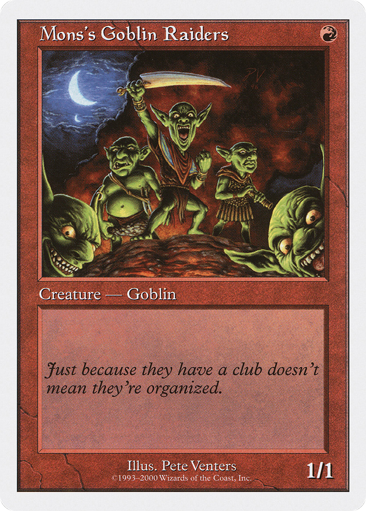 Mons's Goblin Raiders (S00-32) - Starter 2000