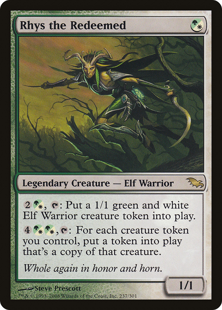 Rhys the Redeemed (SHM-237) - Shadowmoor