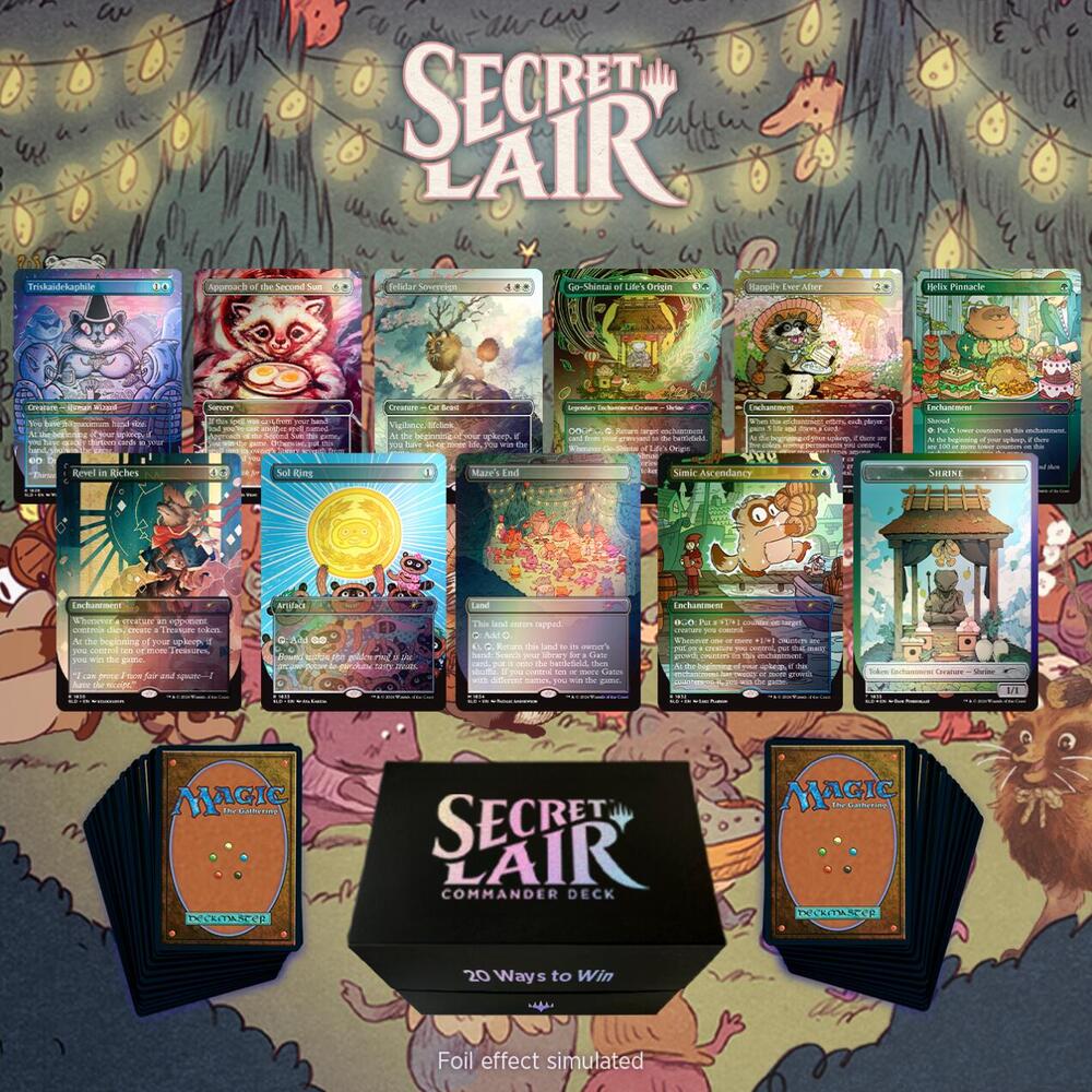 Magic the Gathering - Secret Lair - 20 Ways to Win Commander Deck