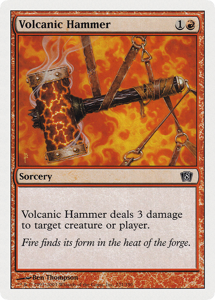 Volcanic Hammer (8ED-231) - 8th Edition