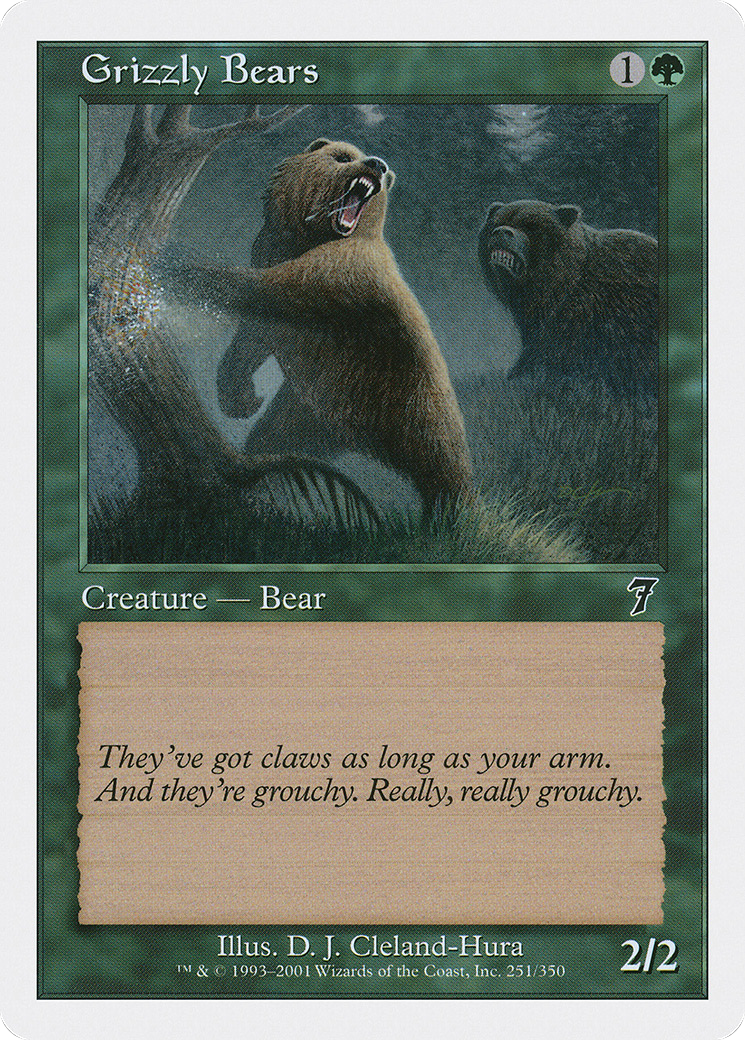 Grizzly Bears (7ED-251) - 7th Edition