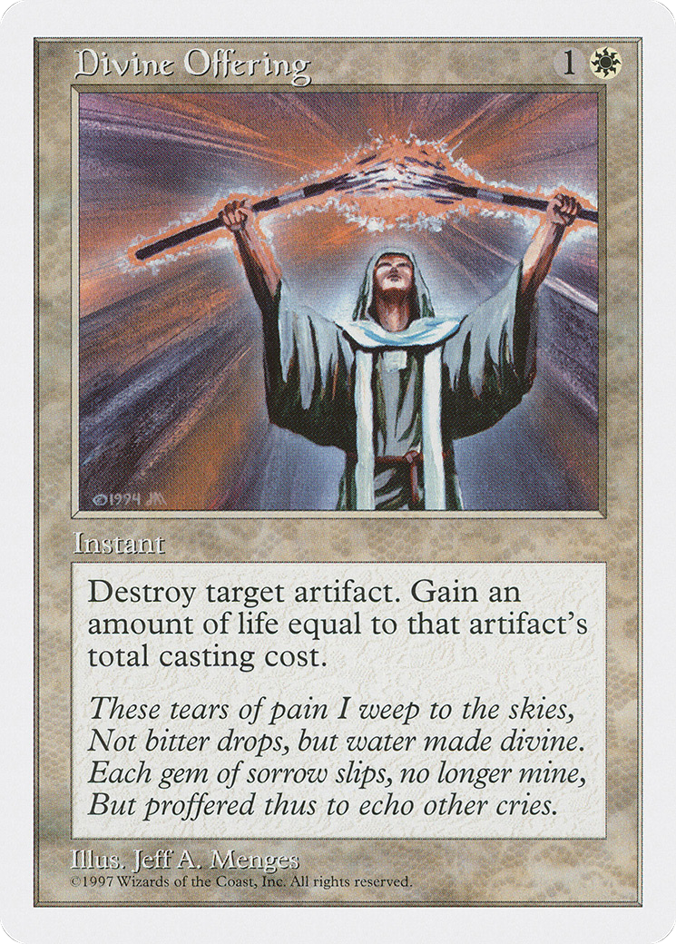 Divine Offering (5ED-27) - Fifth Edition