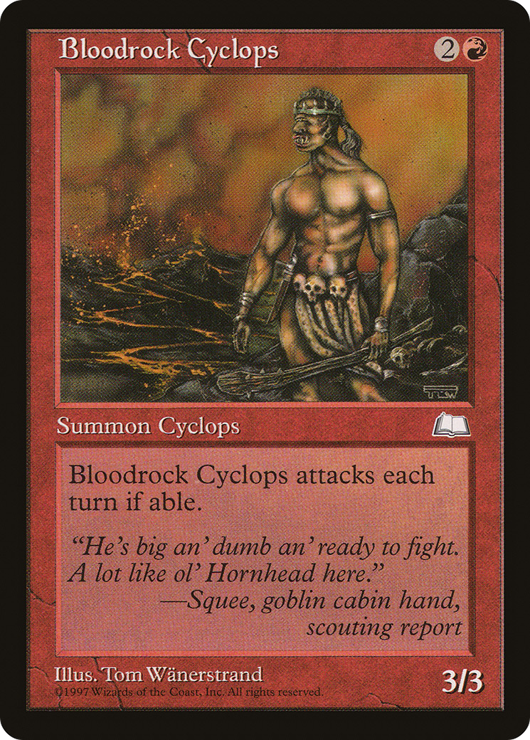 Bloodrock Cyclops (WTH-90) - Weatherlight