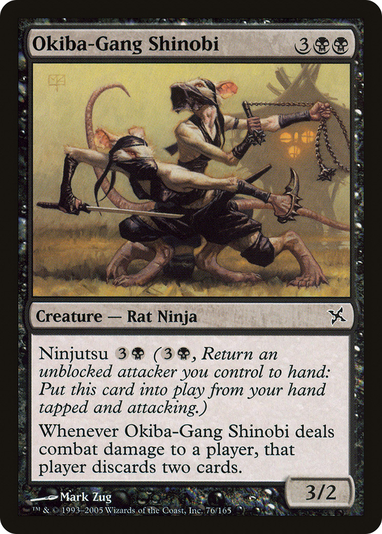 Okiba-Gang Shinobi (BOK-076) - Betrayers of Kamigawa Foil