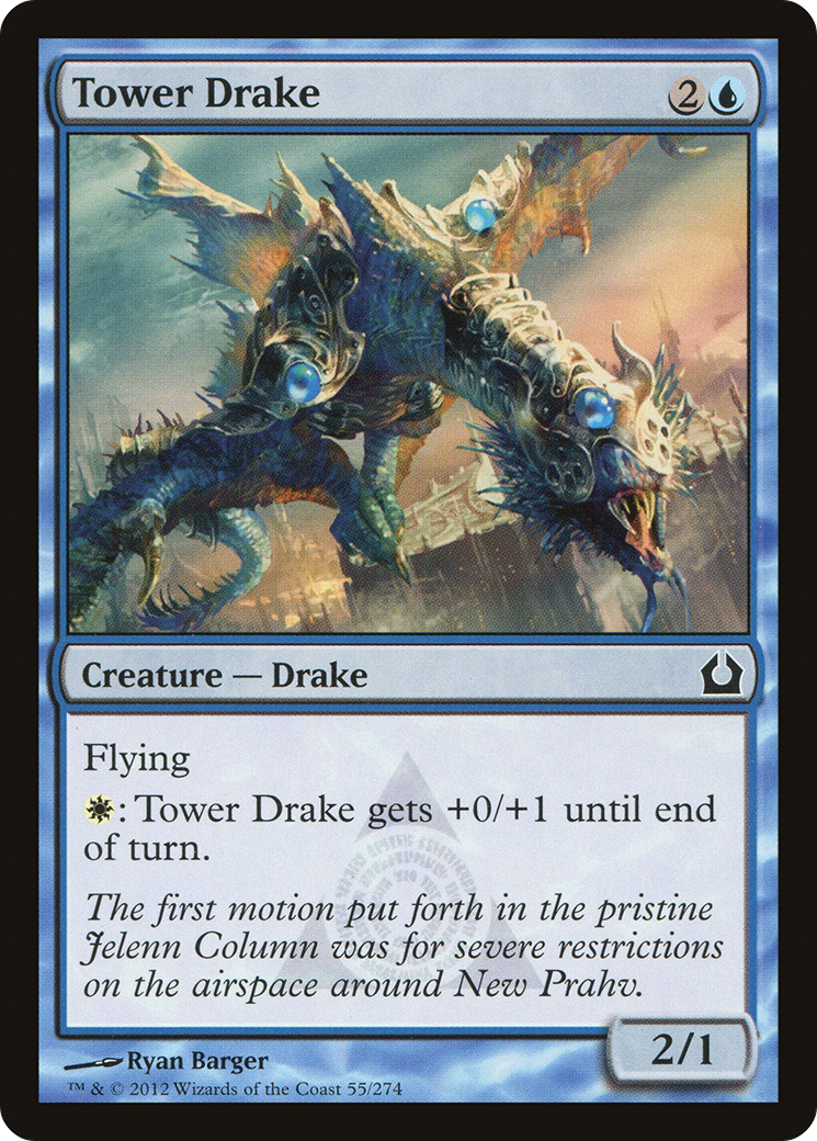 Tower Drake (RTR-055) - Return to Ravnica Foil