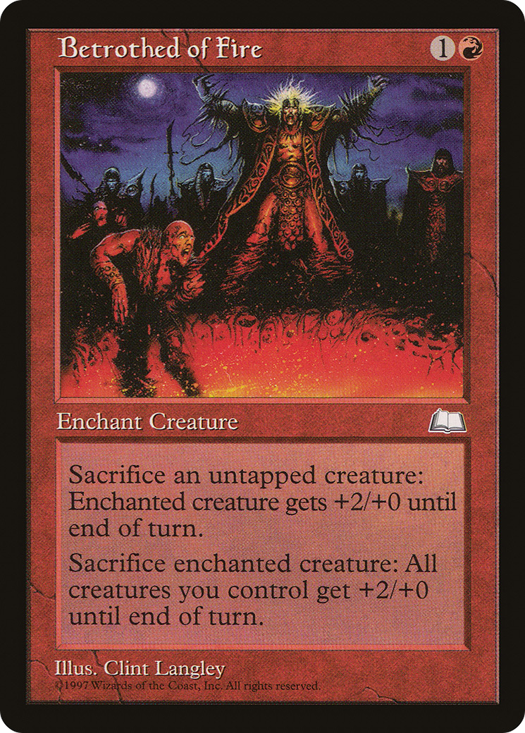 Betrothed of Fire (WTH-89) - Weatherlight
