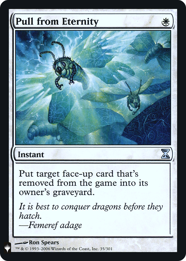 Pull from Eternity (LIST-035) - The List Foil