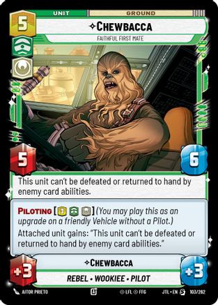 Chewbacca - Faithful First Mate (103/262) - Jump to Lightspeed