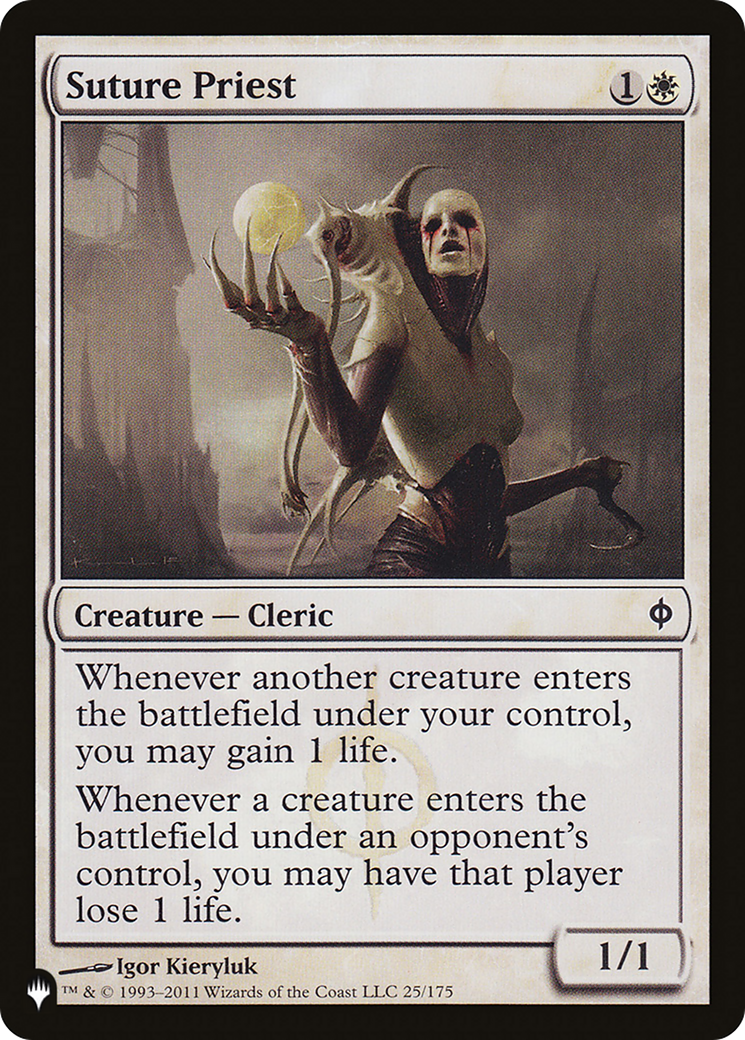 Suture Priest (LIST-025/175) - The List
