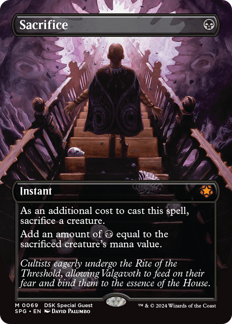 Sacrifice (SPG-069) - Special Guests (Borderless) Foil