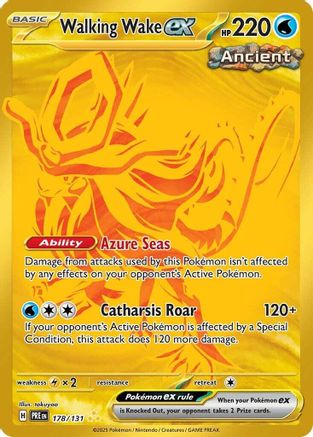 Walking Wake ex 178/131 - Holofoil SV Prismatic Evolutions