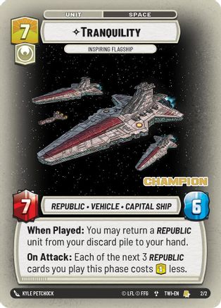 Tranquility - Inspiring Flagship (Champion) (2/2) - Organized Play Promos Foil