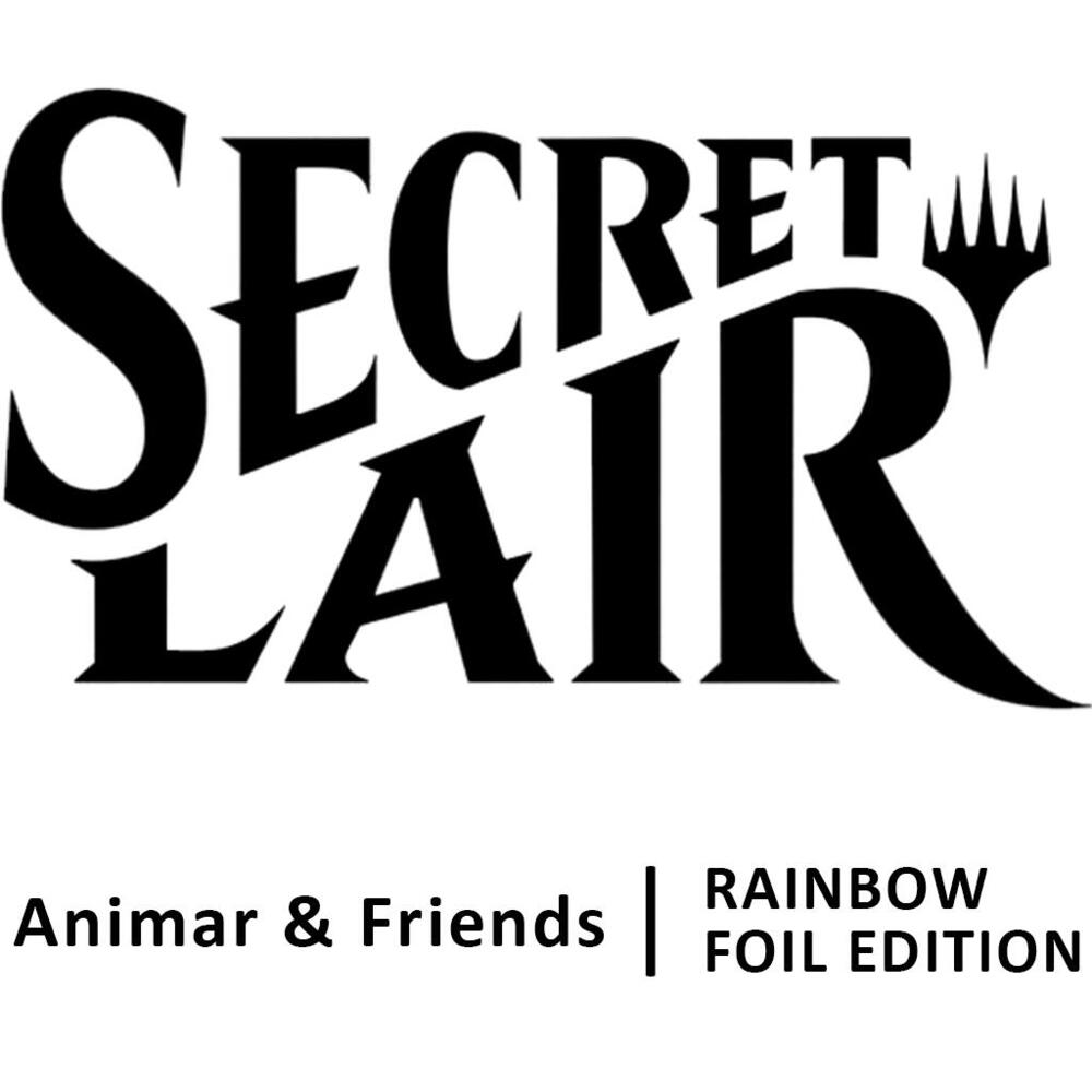 Magic the Gathering - Secret Lair - Animar & Friends - Rainbow Foil