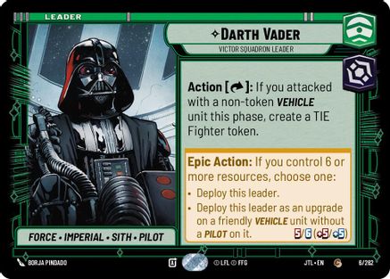 Darth Vader - Victor Squadron Leader (006/262) - Jump to Lightspeed