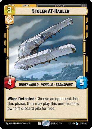 Stolen AT-Hauler (221/262) - Jump to Lightspeed