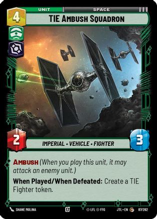 TIE Ambush Squadron (087/262) - Jump to Lightspeed