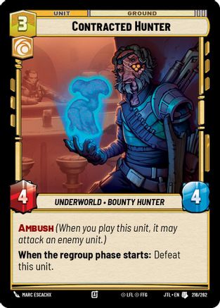 Contracted Hunter (216/262) - Jump to Lightspeed