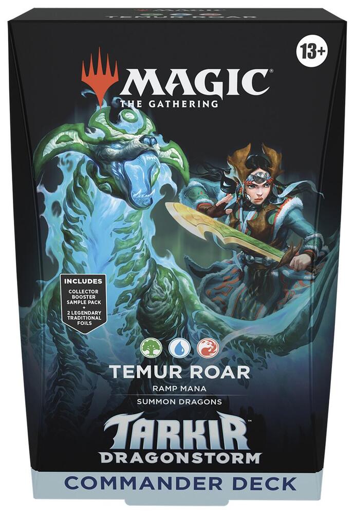 Magic the Gathering - Tarkir Dragonstorm - Temur Roar Commander Deck