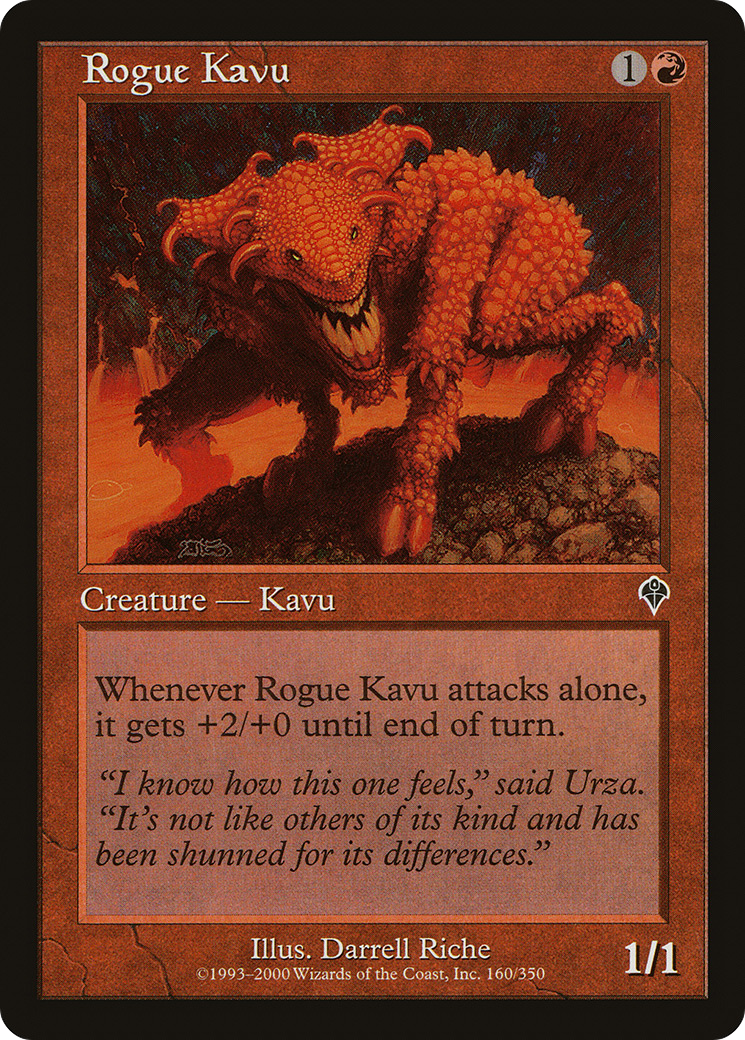 Rogue Kavu (INV-160) - Invasion Foil
