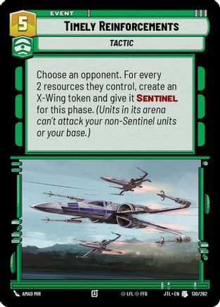 Timely Reinforcements (130/262) - Jump to Lightspeed