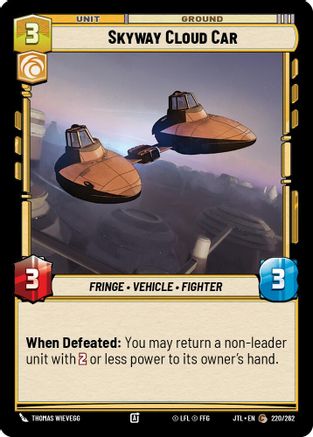 Skyway Cloud Car (220/262) - Jump to Lightspeed