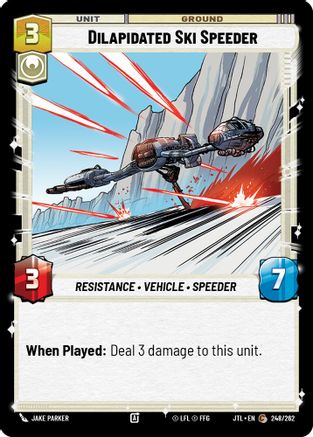 Dilapidated Ski Speeder (248/262) - Jump to Lightspeed