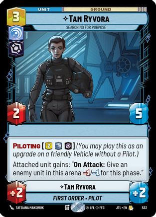 Tam Ryvora - Searching For Purpose (Foil) (533) - Jump to Lightspeed Foil