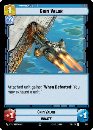 Grim Valor (Foil) (571) - Jump to Lightspeed Foil