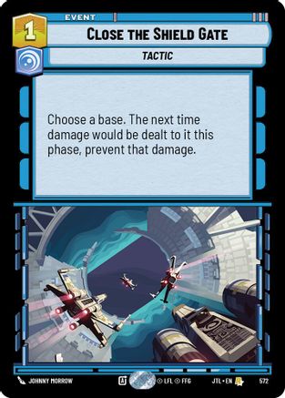 Close the Shield Gate (Foil) (572) - Jump to Lightspeed Foil