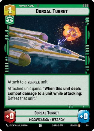Dorsal Turret (Foil) (618) - Jump to Lightspeed Foil