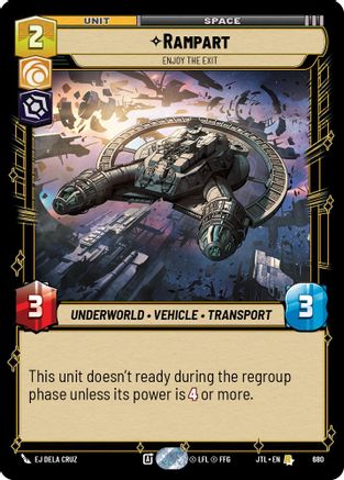 Rampart - Enjoy the Exit (Foil) (680) - Jump to Lightspeed Foil