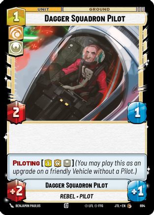 Dagger Squadron Pilot (Foil) (694) - Jump to Lightspeed Foil