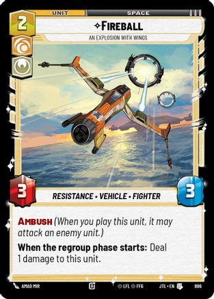 Fireball - An Explosion With Wings (Foil) (696) - Jump to Lightspeed Foil