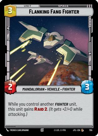 Flanking Fang Fighter (Foil) (755) - Jump to Lightspeed Foil