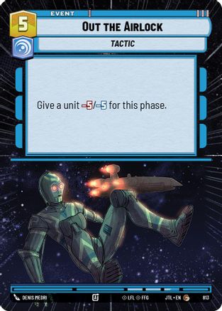 Out the Airlock (Hyperspace Foil) (813) - Jump to Lightspeed Foil