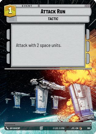 Attack Run (Hyperspace Foil) (995) - Jump to Lightspeed Foil