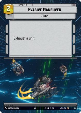 Evasive Maneuver (Hyperspace Foil) (996) - Jump to Lightspeed Foil
