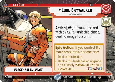 Luke Skywalker - Hero of Yavin (Hyperspace) (274) - Jump to Lightspeed