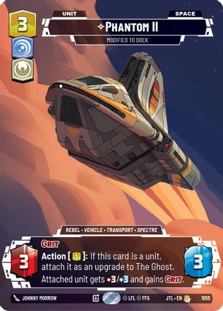 Phantom II - Modified to Dock (Prestige Foil) (1055) - Jump to Lightspeed Foil