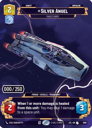 Silver Angel - Trace's Hope (Serialized) (1094) - Jump to Lightspeed Foil