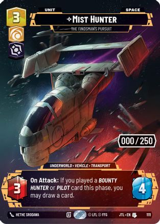 Mist Hunter - The Findsman's Pursuit (Serialized) (1111) - Jump to Lightspeed Foil