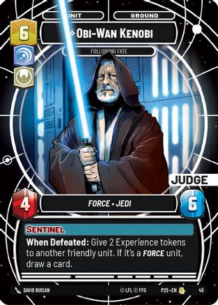 Obi-Wan Kenobi - Following Fate (45) - Judge Promos Foil
