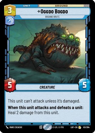 Oggdo Bogdo - Bogano Brute (063/264) - Legends of the Force