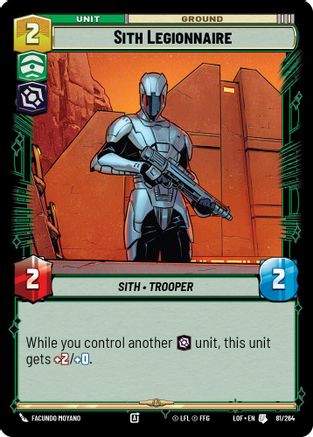 Sith Legionnaire (081/264) - Legends of the Force