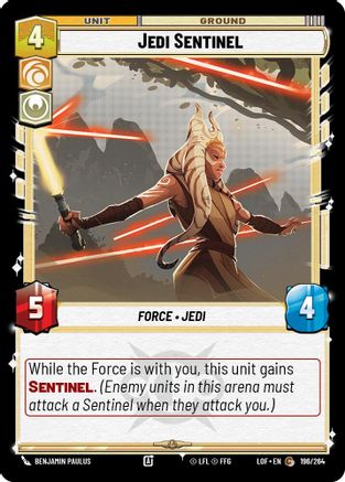 Jedi Sentinel (196/264) - Legends of the Force