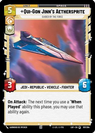 Qui-Gon Jinn's Aethersprite - Guided by the Force (197/264) - Legends of the Force