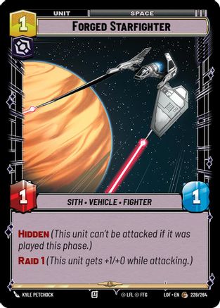 Forged Starfighter (228/264) - Legends of the Force