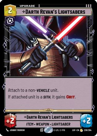 Darth Revan's Lightsabers (238/264) - Legends of the Force