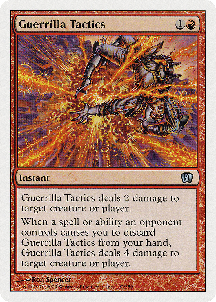Guerrilla Tactics (8ED-192) - 8th Edition Foil